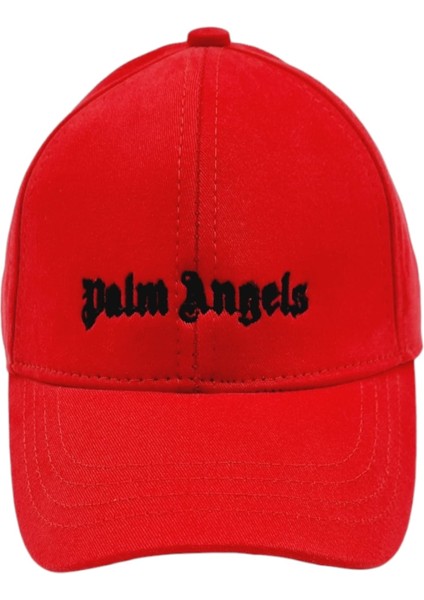 Çocuk 5-8 Yaş Arkadan Ayarlanabilir Palm Angels Baskılı Pamuklu Şapka fiyatları