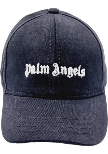 Çocuk 5-8 Yaş Arkadan Ayarlanabilir Palm Angels Baskılı Pamuklu Şapka fiyatları