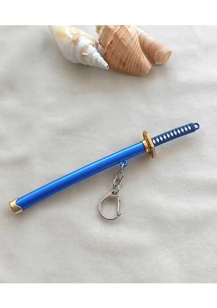 Anahtarlık Anime One Piece Zoro Kılıç Katana Anahtarlık Aksesuar Çanta Süsü