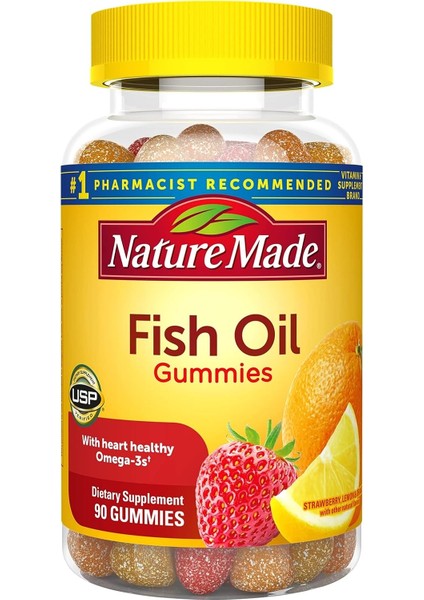 Fish Oil Omega 3 90 Gummies