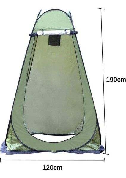 Otomatik Giyinme Çadırı Prova Kabin Duş Wc Tuvalet Çadırı Plaj Kamp Çadır 190*120*120 cm fiyatları