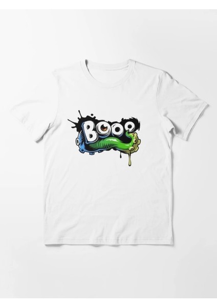 Booo Baskılı Bisiklet Yaka T-Shirt fiyatları