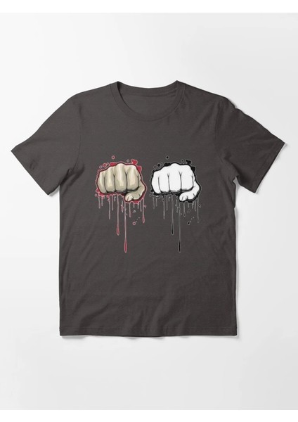 Çift Yumruk Baskılı Bisiklet Yaka T-Shirt fiyatları