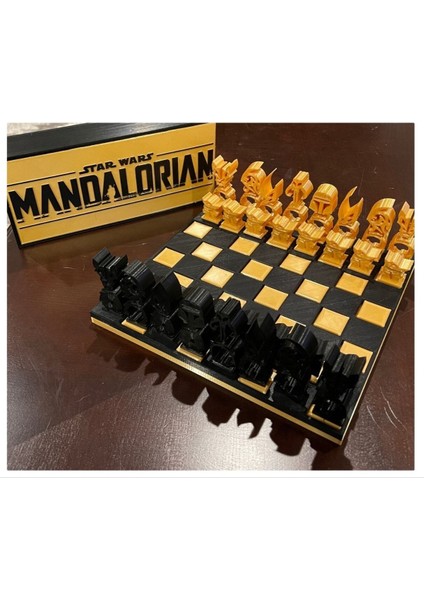 Mandalorian Star Wars Satranç Seti Çantalı Özel Seri