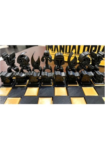 Mandalorian Star Wars Satranç Seti Çantalı Özel Seri