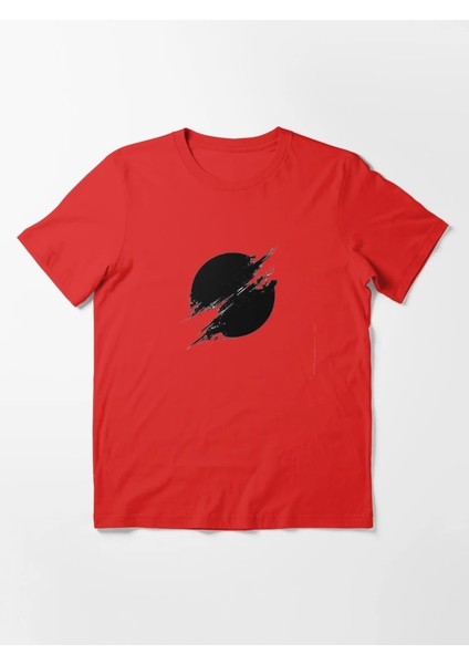 Gezegen Baskılı Bisiklet Yaka T-Shirt fiyatları