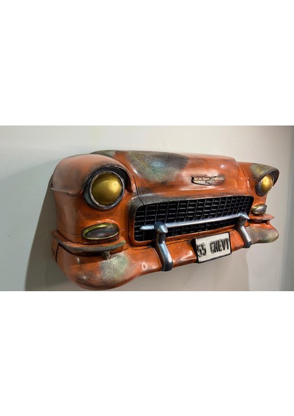 Retro Chevy Araba Polyester Duvar Dekor