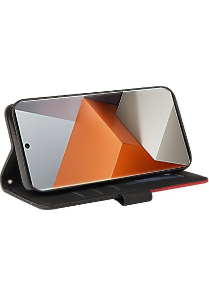 Xiaomi Redmi Not Için Kılıf 13 Pro Artı Kart Yuvası Standı ile Pu Deri (Yurt Dışından)