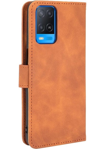 Oppo A54 4g Deri Için Kılıf Folio Flip Case Koruyucu Kapak ile Tam (Yurt Dışından) indirimleri
