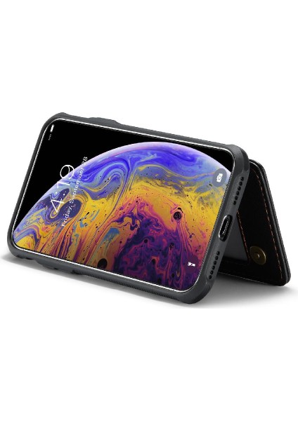 IPhone Xs Max Kickstand Rfıd Engelleme Ince Kılıf Pu (Yurt Dışından) fırsatları