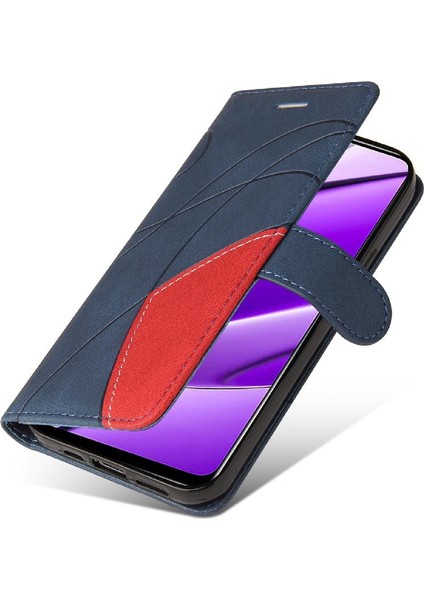 Kart Yuvası Standı ile Realme 11 4g Için Kılıf Pu Deri Flip Folio Kılıf (Yurt Dışından)