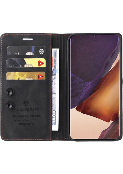 Samsung Galaxy Not 20 Için Flip Case Ultra Basit Iş Kapak Kılıfı (Yurt Dışından)