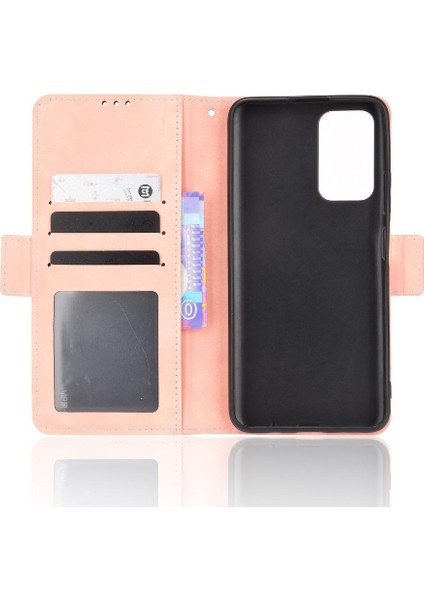 Xiaomi Poco M4 Pro Ayarlanabilir Ayrılabilir Kart Tutucu Manyetik Kapatma Deri Cüzdan Kapak (Yurt Dışından)