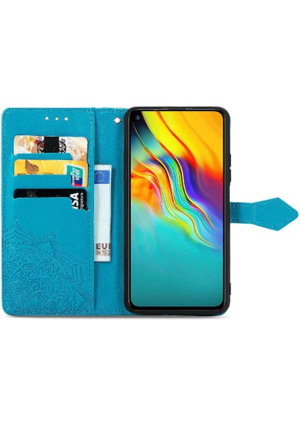 Infinix Sıcak 9 Flip Kapak Için Kılıf Zarif Desen Darbeye Deri (Yurt Dışından)