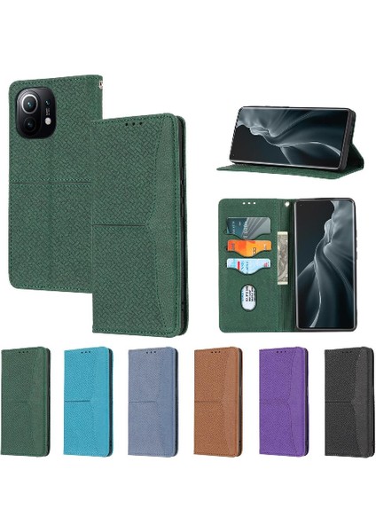 Xiaomi Mi 11 Lite Için Kılıf El Cüzdan Flip Folio Kitap Kredi Kartı Tutucu (Yurt Dışından)