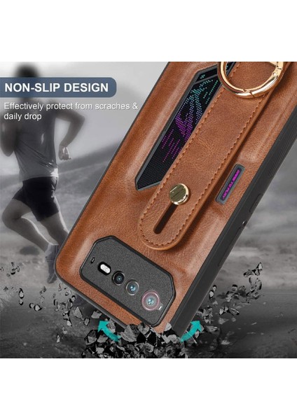 Asus Rog Telefon 6 Kolaylık Bilek Kayışı Uyumluluk Premium Pu Için Kılıf (Yurt Dışından) fırsatları
