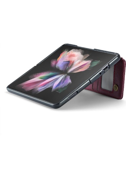 Samsung Galaxy Z Fold 3 5g Rfıd Engelleme Kickstand Için Caseme Cüzdan Kılıf (Yurt Dışından)