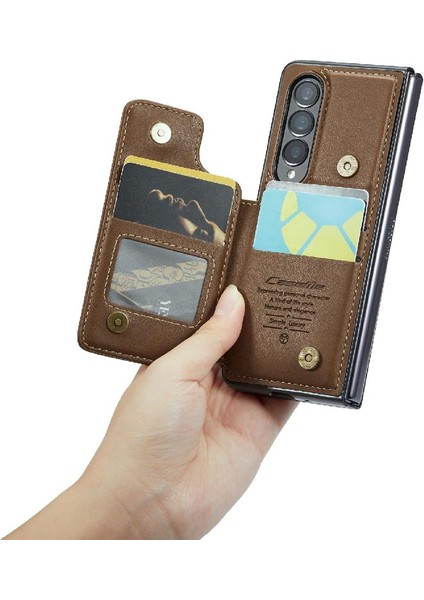 Samsung Galaxy Z Fold 4 5g Kickstand Pu Deri Için Caseme Cüzdan Kılıf (Yurt Dışından) fiyatları
