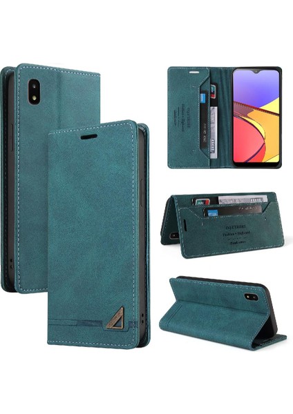 Samsung Galaxy A20 Premium Deri Kickstand Premium Deri Kılıf (Yurt Dışından)