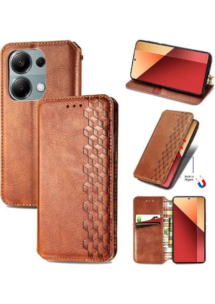 Xiaomi Redmi Için Not 13 Pro 4g Zarif Iş Kapak Çevirin Moda (Yurt Dışından)
