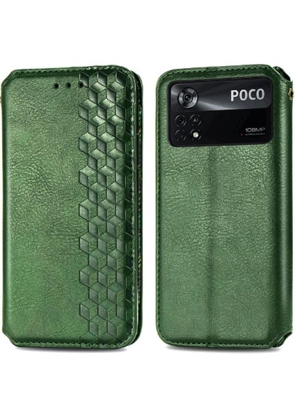 Xıaomı Poco X4 Pro 5g Için Kılıf Moda Tasarımı Zarif Iş Deri (Yurt Dışından)