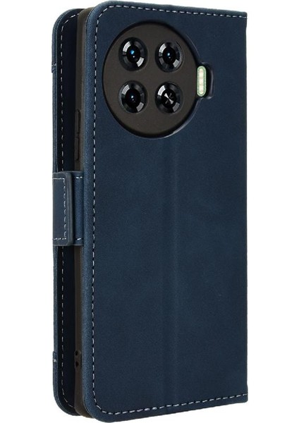 Tecno Spark 20 Pro Artı 4g Deri Cüzdan Kapağı Için Kılıf Ayarlanabilir Kart (Yurt Dışından)