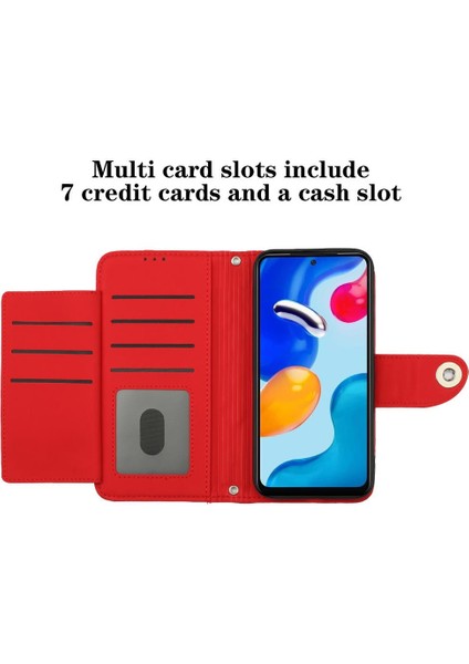 Xiaomi Redmi Not 11S Için Kılıf Cüzdan Kapak Darbeye Şık Koruyucu (Yurt Dışından)