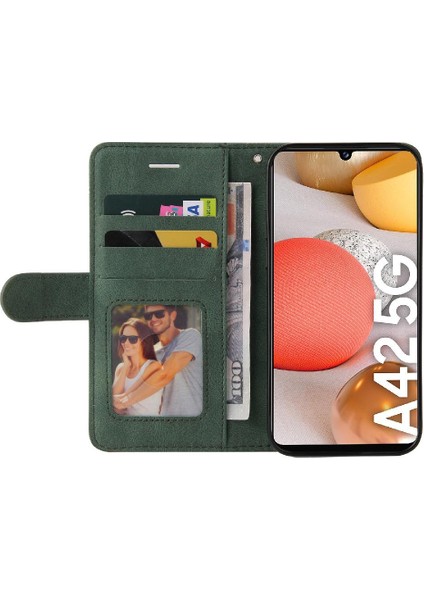 Kart Yuvası Standı ile Samsung Galaxy Case 5g Için Kılıf Pu Deri Flip Folio (Yurt Dışından) indirimleri