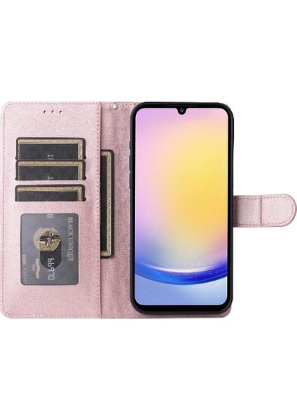 Samsung Galaxy A25 5g Için Flip Case Darbeye Kapak Kapak Basit Iş (Yurt Dışından)