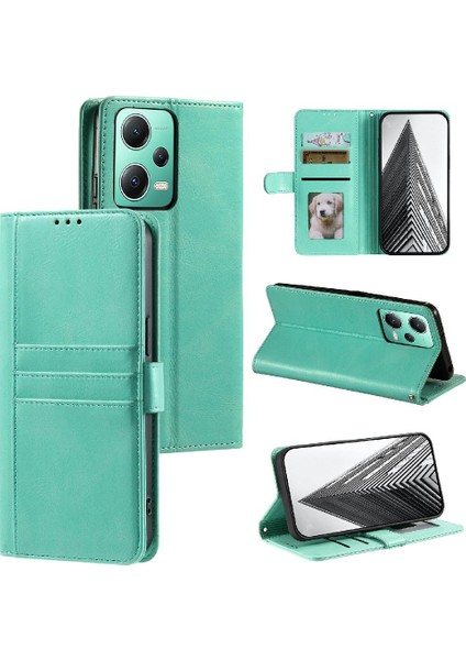 Xiaomi Redmi Not 12 Için Flip Case 5g Pu Deri Kickstand 6 Kart Yuvaları (Yurt Dışından)