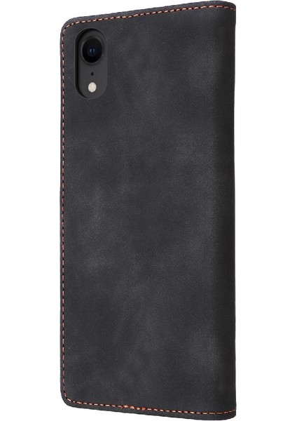 Iphone Xr Deri Kılıf Darbeye Kapak Kapak Cüzdan Basit (Yurt Dışından) modelleri