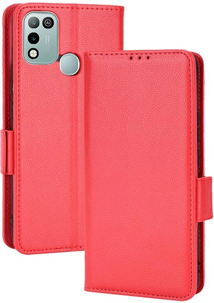 Infinix Sıcak 11 Oynamak Için Kılıf Manyetik Cüzdan Pu Deri Kart Yuvaları Tutucu (Yurt Dışından)