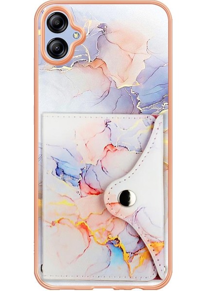 Samsung Galaxy A04E Mermer Ince Cüzdan Yumuşak Tpu Tampon Kart Yuvaları (Yurt Dışından) fiyatları