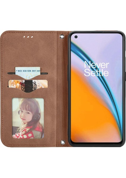 Oneplus Nord 2 Için Kılıf Darbeye Basit Iş Cüzdan Kapak Kılıfı (Yurt Dışından) indirimleri