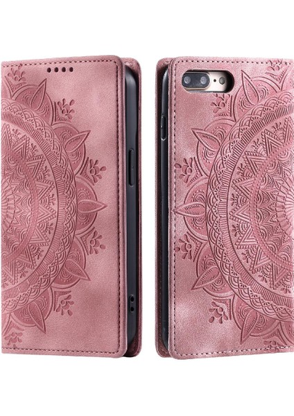 IPhone 6 Için Kılıf Artı/6s Artı Pu Deri Yan Toka Kart Ekleme (Yurt Dışından)