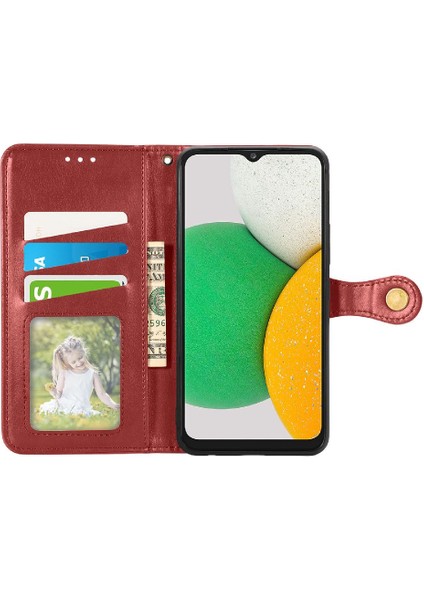 Samsung Galaxy A03 Çekirdek Zarif Iş Deri Kılıf Cüzdan (Yurt Dışından) modelleri