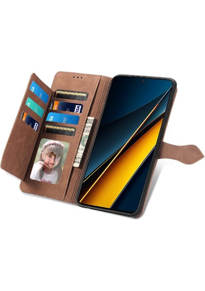 Xiaomi Poco X6 Pro Çoklu Kart Yuvası Flip Fermuar Tarzı Çok Renkli (Yurt Dışından)