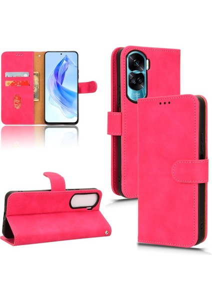 Manyi Mall Onur Için Kılıf 90 Lite Deri Folio Flip Case Kart ile Tam Koruma (Yurt Dışından)