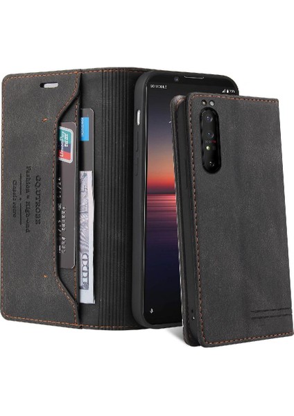 Sony Xperia 1 Iı Kickstand Premium Deri Iki Kart Yuvaları Için Kılıf (Yurt Dışından) indirimleri