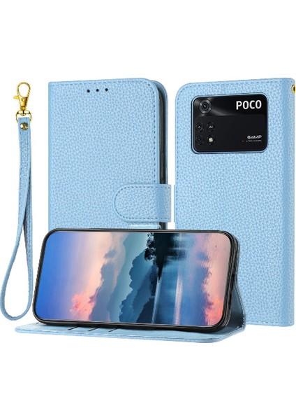 Xiaomi Poco X4 Pro 5g Için Telefon Kılıfı Kart Yuvaları Tutucu Flip Folio Pu (Yurt Dışından)