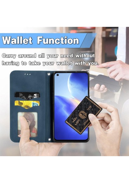 Oppo Oppo 5 Için Basit Iş Cüzdan Kılıf Fermuar Kordon (Yurt Dışından) fırsatları