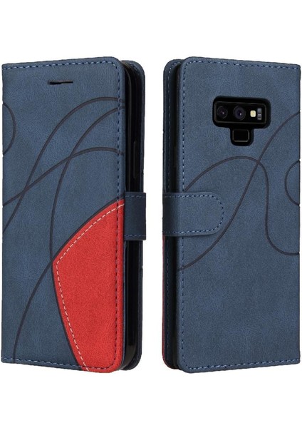 Samsung Galaxy Not 9 Iki Renkli Dikiş Kickstand Koruyucu Kılıf (Yurt Dışından)