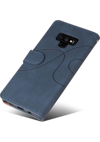 Samsung Galaxy Not 9 Iki Renkli Dikiş Kickstand Koruyucu Kılıf (Yurt Dışından)