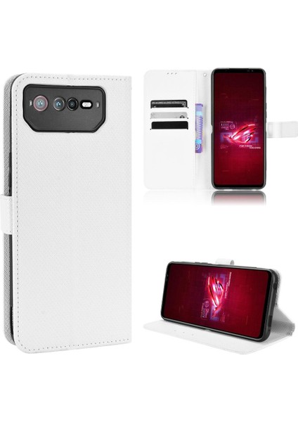 Asus Rog Telefon 6 Kickstand Manyetik Cüzdan Kapak Kart Tutucu Için Kılıf (Yurt Dışından)
