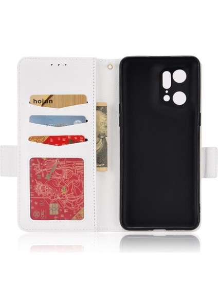 Oppo Bulmak Için Kılıf X5 Pro Manyetik Kart Yuvaları Tutucu Yan Toka Pu Cüzdan (Yurt Dışından)