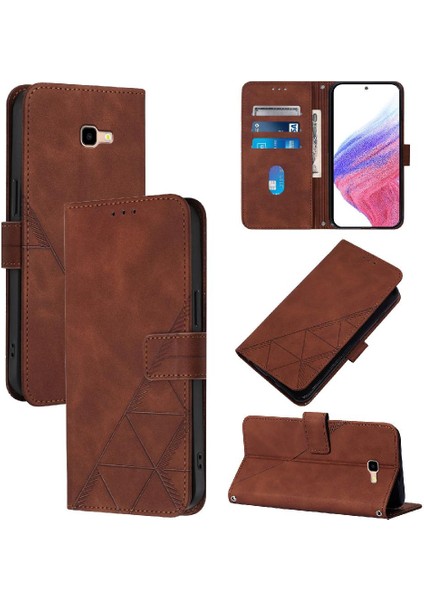 Samsung Galaxy J4 Artı Kredi Kartı Tutucu Flip Folio Kitap Cüzdan (Yurt Dışından)