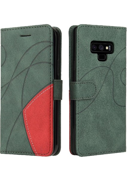 Samsung Galaxy Not 9 Iki Renkli Dikiş Kickstand Koruyucu Kılıf (Yurt Dışından)