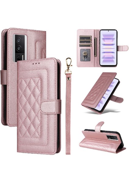 Xiaomi Poco F5 Pro Flip Kapak Kılıf Için Flip Case Cüzdan Darbeye (Yurt Dışından)