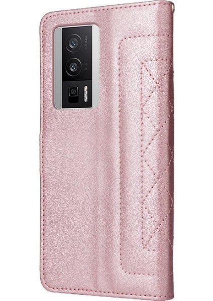 Xiaomi Poco F5 Pro Flip Kapak Kılıf Için Flip Case Cüzdan Darbeye (Yurt Dışından)