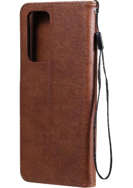 Oneplus 9 Için Flip Case Pro Klasik Düz Renk ile Yüksek Kaliteli Deri (Yurt Dışından)